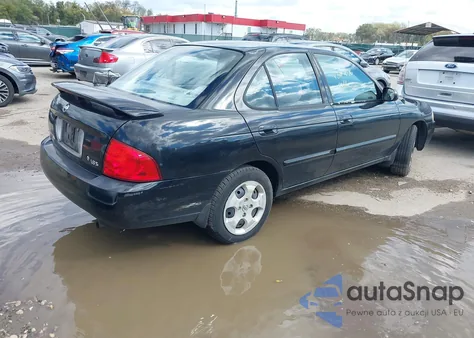 2004 Nissan Sentra 1.8S z USA, uszkodzony, nr VIN 3N1CB51D54L844388